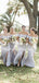 Charming Straight Sleeveless Mermaid Side Slit Long Bridesmaid Dresses.DB10751
