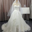 Cheap Simple Elegant Sweetheart Strapless Pleats White Chiffon Ball Gown Wedding Party Dresses, WD0077