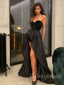 Charming Sweetheart A-line Tulle Two Piece Long Prom Dresses Evening Dresses.DB10367