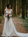 New Arrival Queen Anne Lace A-line Long Wedding Dresses.DB10477