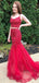 Two Piece Lace Mermaid Long Prom Dresses Evening Dresses.DB10247