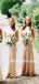 Simple Round Neck Floor-length Chiffon Long Bridesmaid Dresses.DB10833