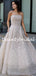 Sexy Straight A-line Tulle Lace Prom Dresses Evening Dresses.DB10792