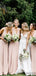 Sexy V-neck A-line Chiffon Bridesmaid Dresses.DB10336