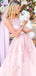 Charming A-line Tulle With Appliques Sleeveless Long Prom Dresses Evening Dresses.DB10438