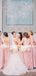 Simple One Shoulder Side Slit Chiffon Long Bridesmaid Dresses.DB10765