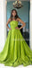 Charming Straight Satin A-line Long Prom Dresses Evening Dresses.DB10569