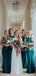 Gogerous Scoop Neck Mermaid Sleeveless Floor-length Long Bridesmaid Dresses.DB10634