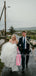 New Arrival V-neck Tulle A-line Long Wedding Dresses.DB10479