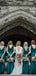 Gogerous Scoop Neck Mermaid Sleeveless Floor-length Long Bridesmaid Dresses.DB10634