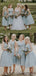 Sexy V-neck A-line Chiffon Knee Length Bridesmaid Dresses.DB10337