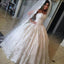 Gorgeous Sweetheart Strapless Ball Gown Floor Length  Lace Appliques Wedding Party Dresses, WD0093