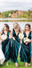 Sexy Mermaid V-Neck Velvet Sleeveless Bridesmaid Dresses.DB10100