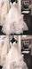 Popular V-Neck Spaghetti Straps Lace Tulle Ball Gown Wedding Dress.DB10016
