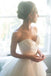 Sweetheart Strapless ruffles Chiffon Simple Vintage Lace Up Back Wedding Dresses, WD0197