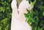 V-neck Spaghetti Strap Ivory Lace Chiffon Long Sexy Backless Beach Wedding Party Dresses, WD0105