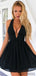 Sexy V-neck A-line Sleeveless Party Dresses,Evening Homecoming Dresses.BD10105