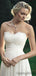 Elegant A-Line Sweetheart Tulle Open Back Long  Wedding Dresses With Train.DB10093
