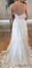 Elegant Open Back Sweap Train A-line Tulle  With Appliques Long Prom Dresses.DB10085