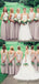 Elegant Floor-length A-Line Sleeveless Simple Chiffon Bridesmaid Dresses.DB10087