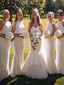 Affordable Mermaid Sleeveless Floor Length Long Bridesmaid Dresses.DB10090