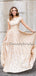 Affordable Bateau Cap Sleeve Tulle Lace A-line Long Prom Dresses Evening Dresses.DB10675