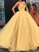 Organza Prom Dresses V-neck Sweetheart Dresses,A-Line Evening Dresses,Ball Gown.DB10082