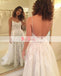 Fashion Convertible Spaghetti Strap Detachable Over Layer Gorgeous Fully Lace  Wedding Dresses,DB0120