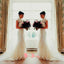 Vintage Elegant High Neckline  Cap Sleeve Ivory Lace Mermaid Chapel Trailing Wedding Dresses,DB0110