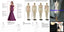 Charming V-neck Two-piece Satin Side Slit Long Prom Dresses Evening Dresses.DB10550