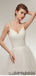 Copy of Copy of Popular white v-neck spaghetti strap lace up back tulle pretty wedding dress .DB0097