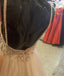 Gorgeous Sequins Appliques Sparkly Beading Spaghetti Strap Long A-line  Prom Gown Dresses. DB1032