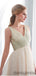 Affordable v-ncek A-line sleeveless chiffon floor length weeding dress. DB093