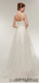 Copy of Copy of Popular white v-neck spaghetti strap lace up back tulle pretty wedding dress .DB0097