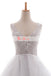 White Beaded Lace Top Ruffles Ball Gown Princess Wedding Dresses,DB0129